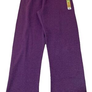 Hanes Ladies 2XL Violet Purple Sweatpants Elastic Waistband NWT